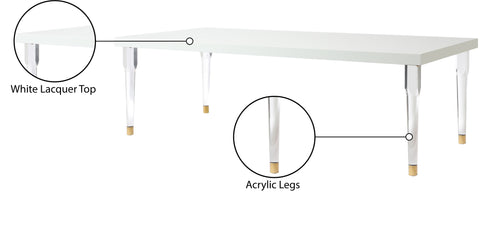 Maldives White Dining Table T