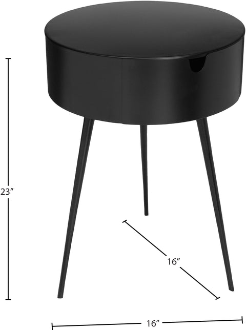 Cane Black Night Stand Black