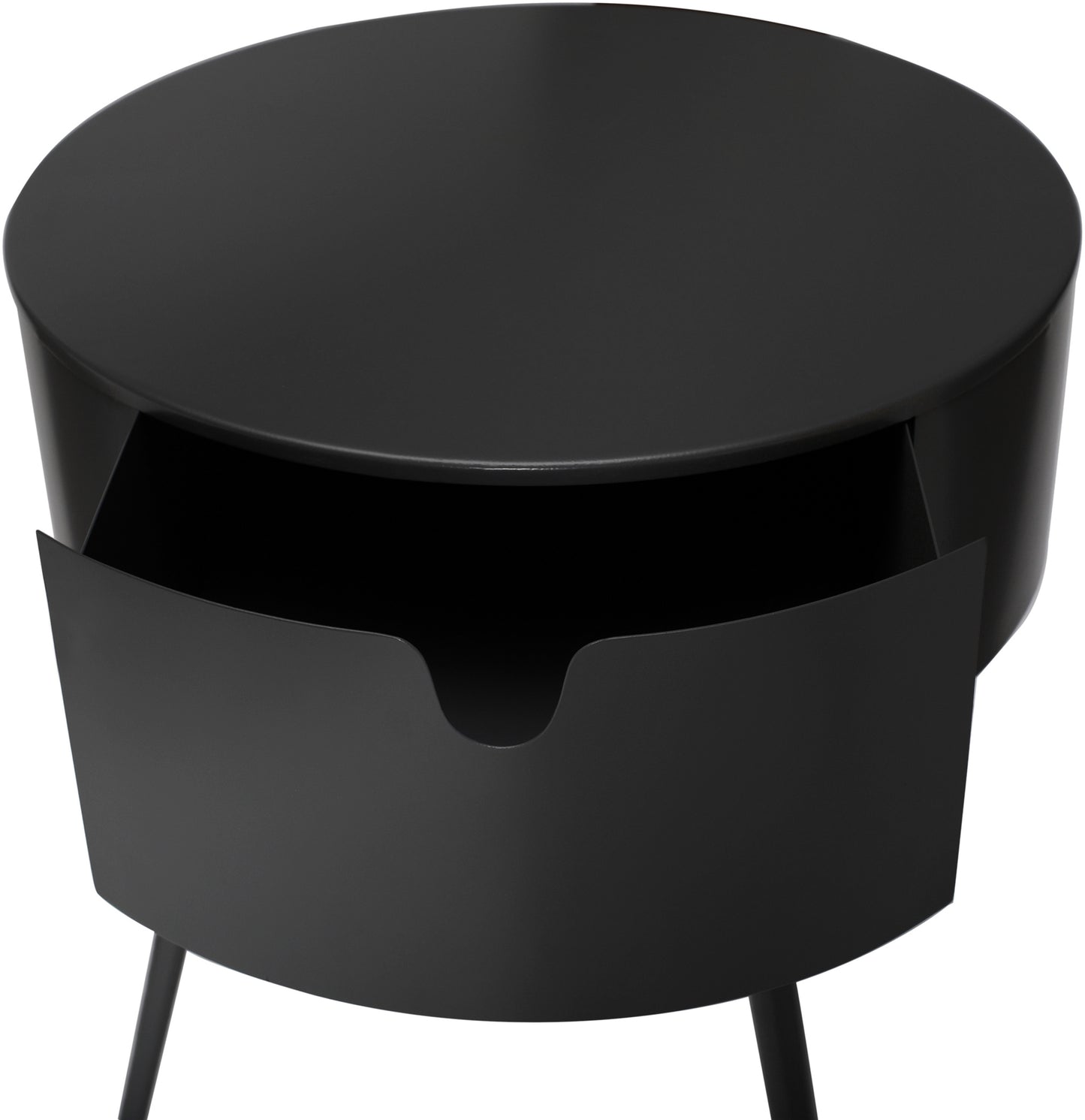 cane black night stand black