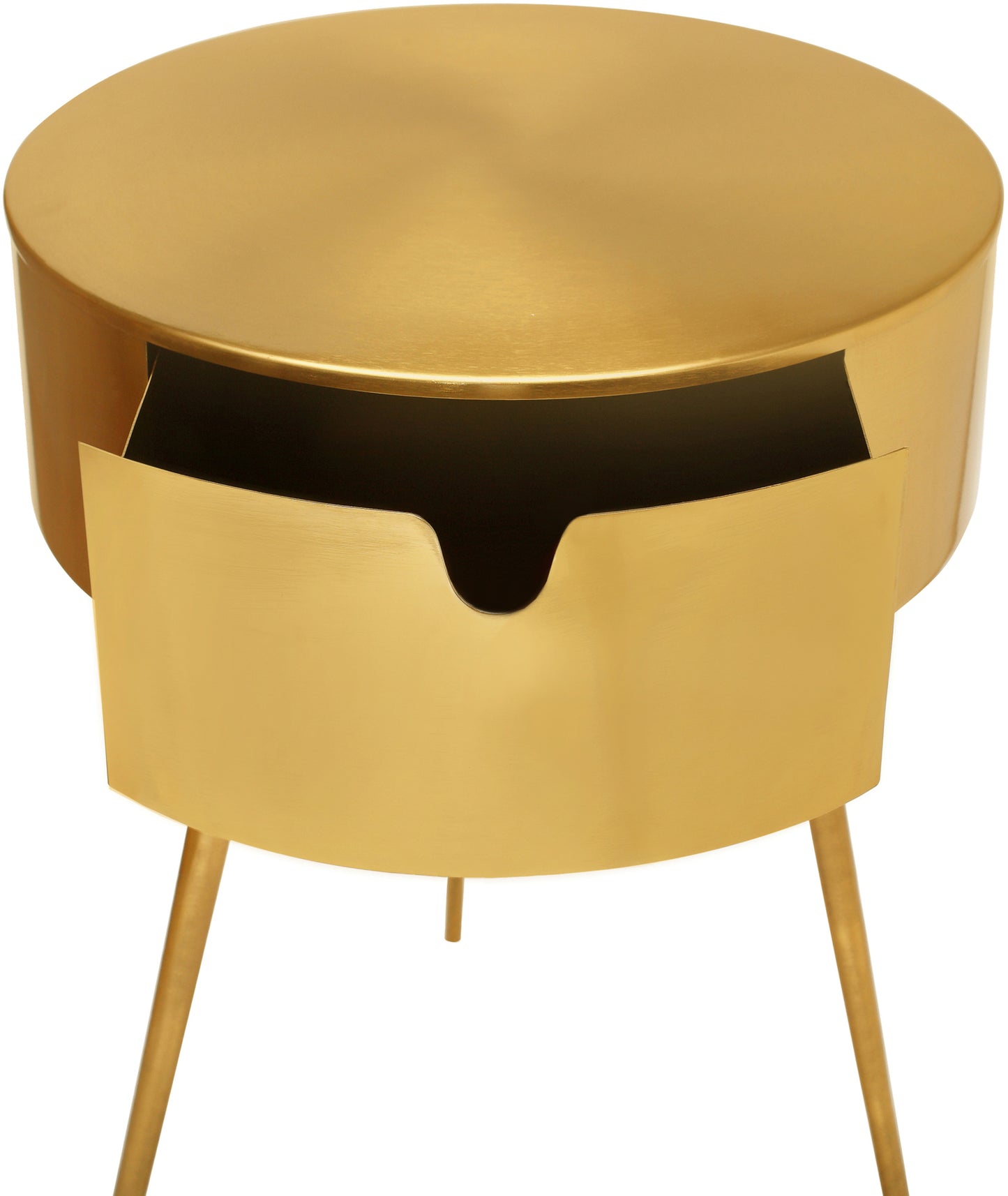 cane gold night stand gold