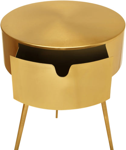 Cane Gold Night Stand Gold