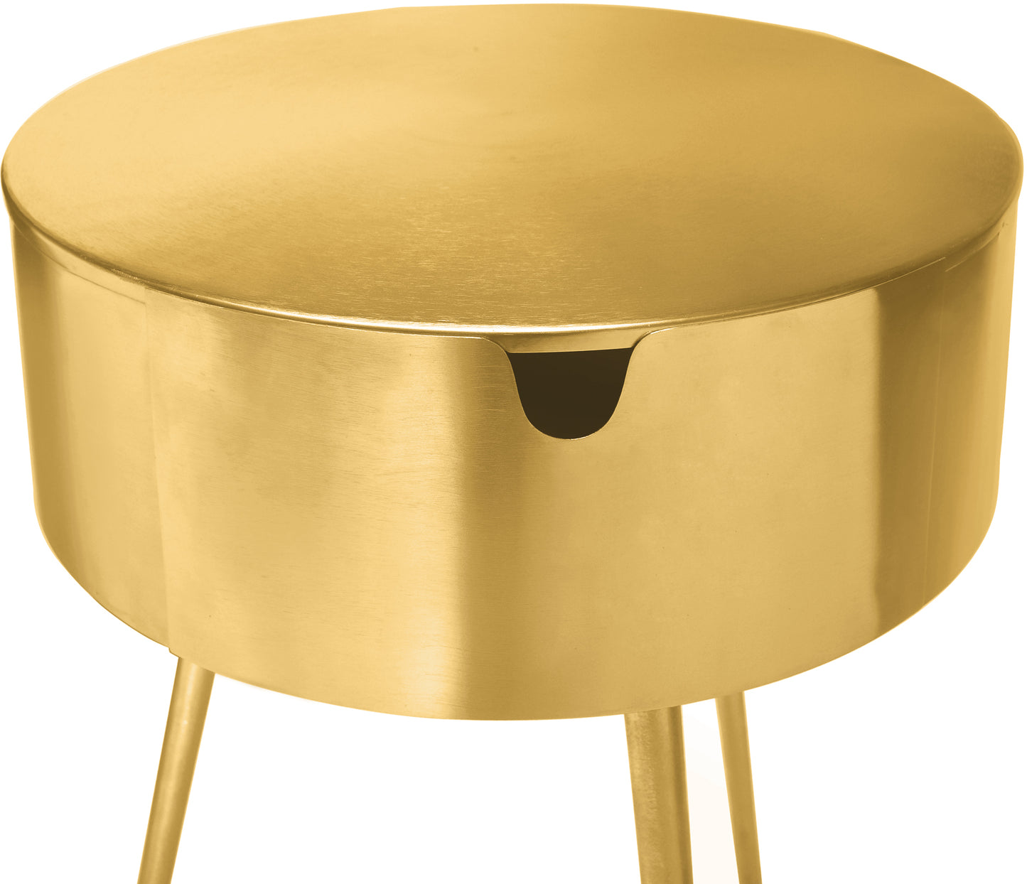 cane gold night stand gold