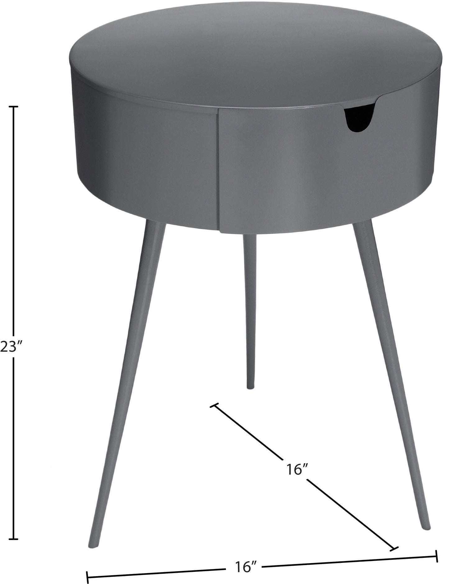 cane grey night stand grey