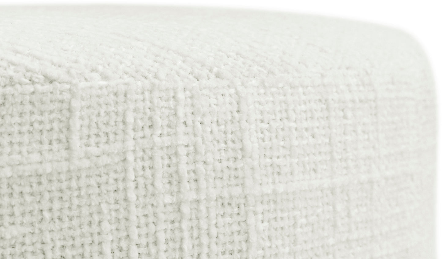 rylan cream boucle fabric stool c