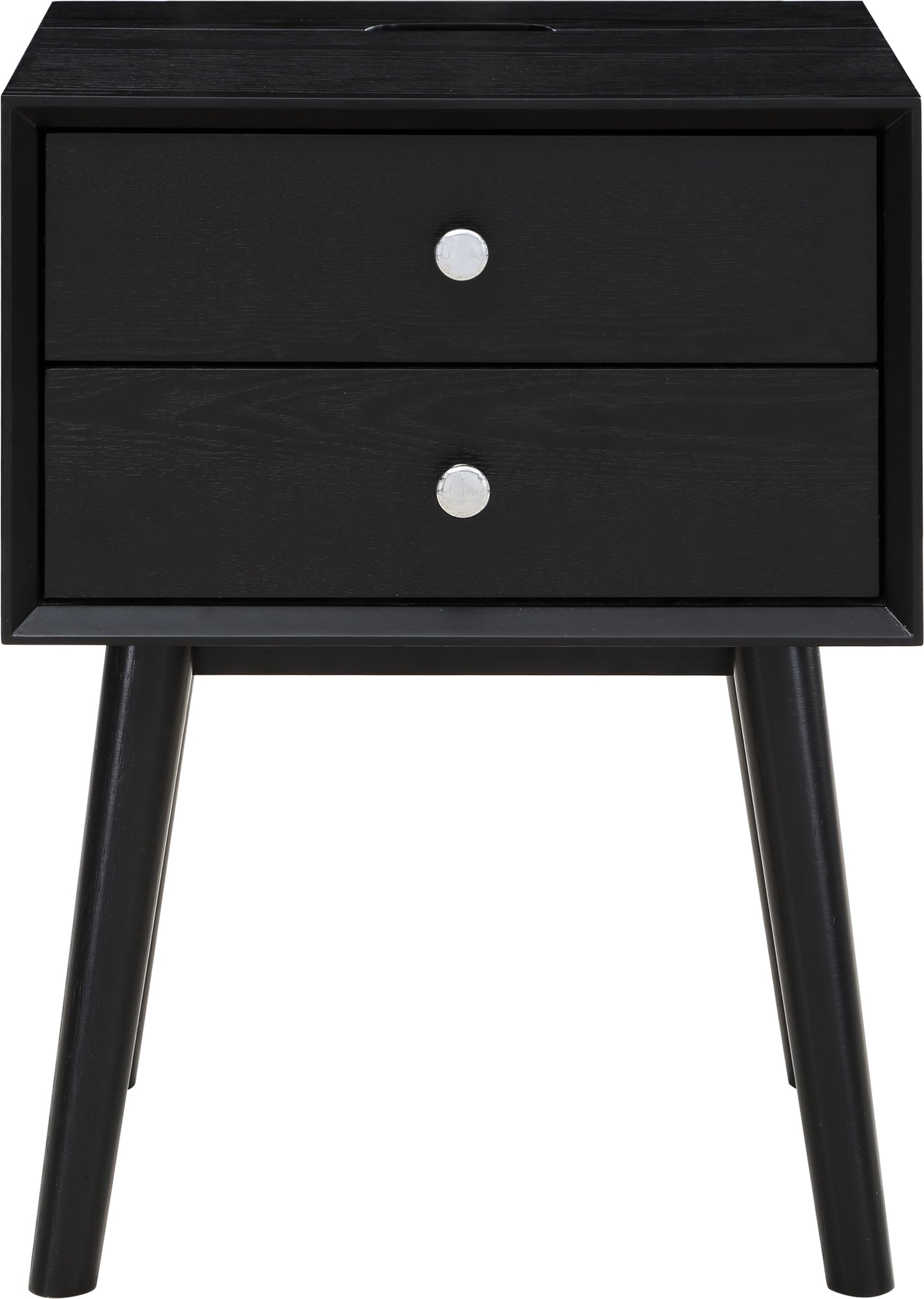 oliver black night stand black