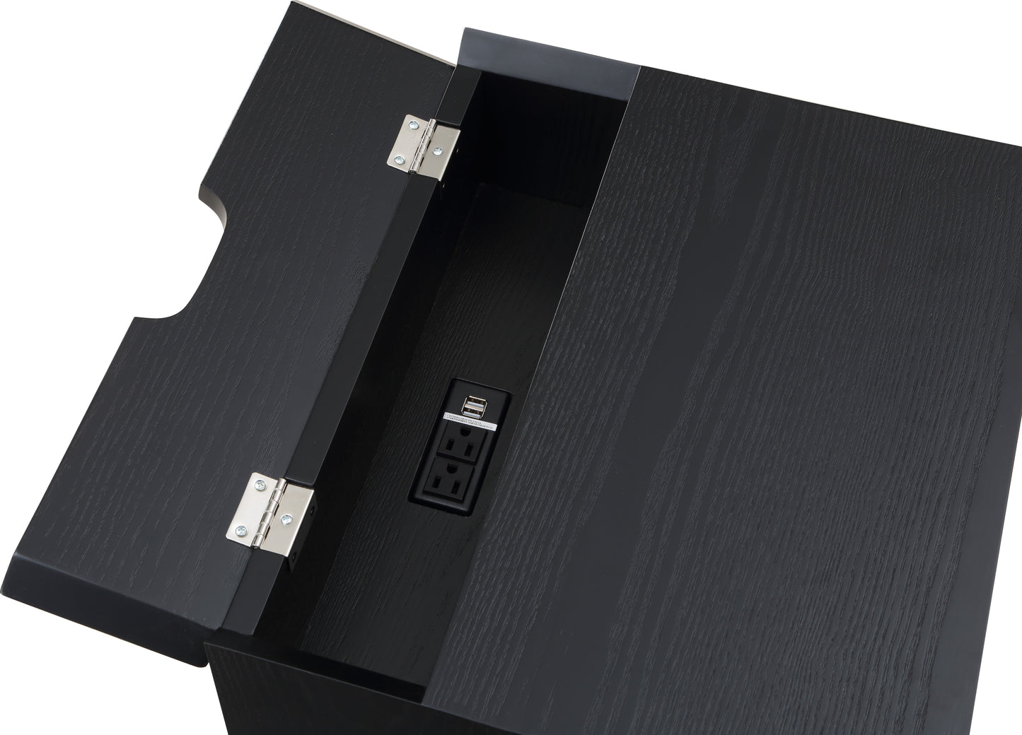 oliver black night stand black