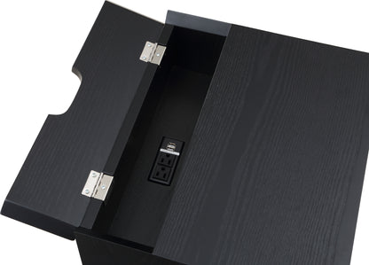 Oliver Black Night Stand Black