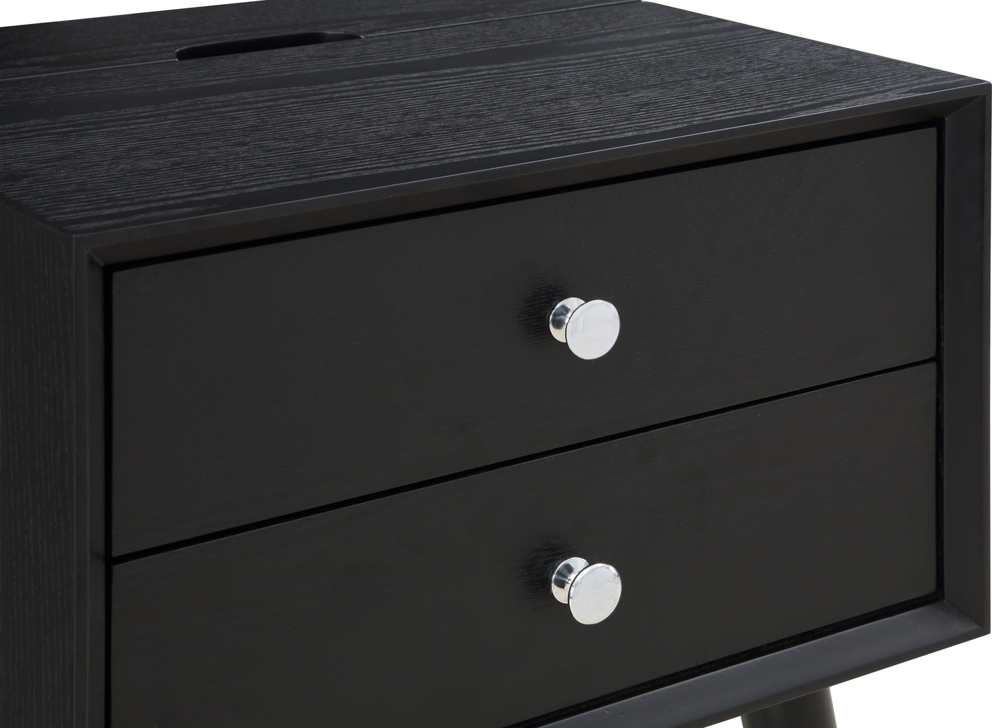 oliver black night stand black