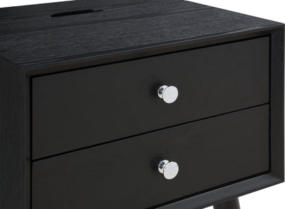 Oliver Black Night Stand Black