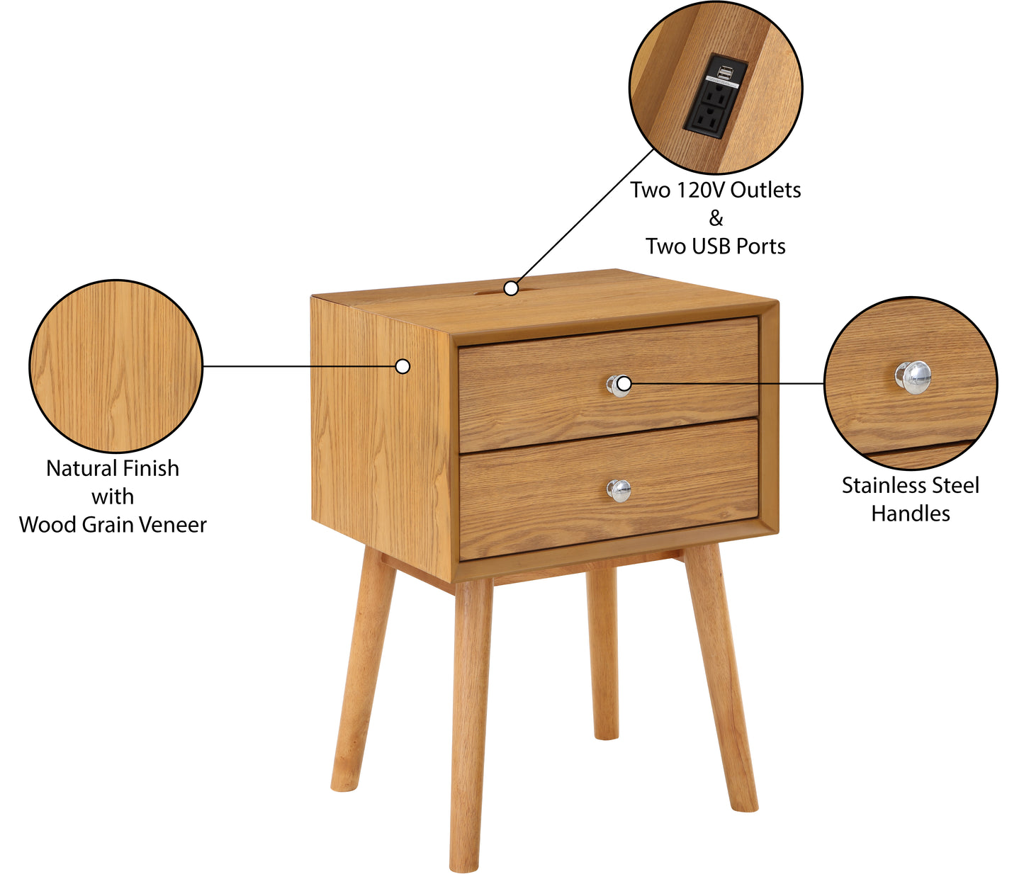 oliver natural night stand natural