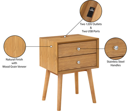 Oliver Natural Night Stand Natural