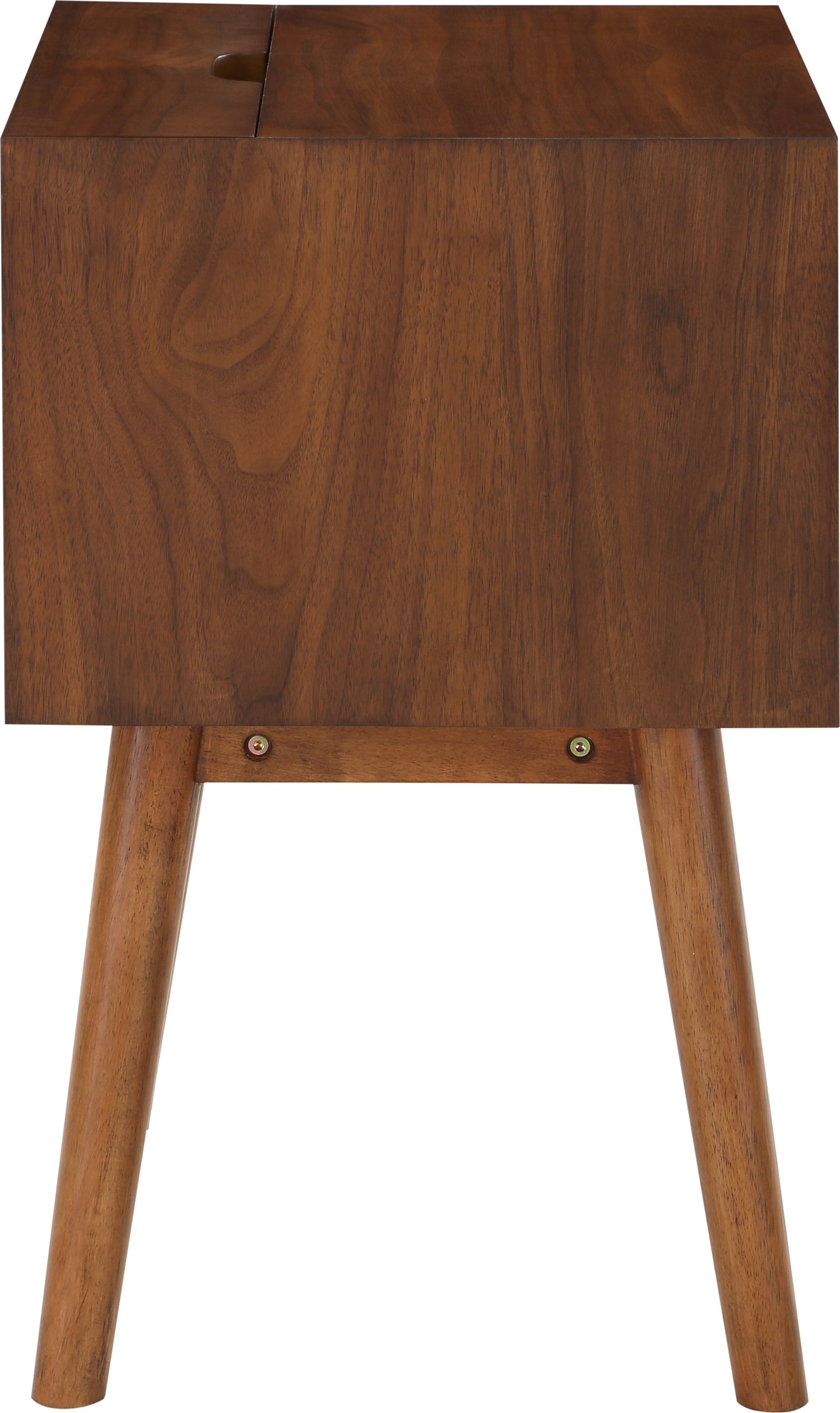 oliver walnut night stand walnut