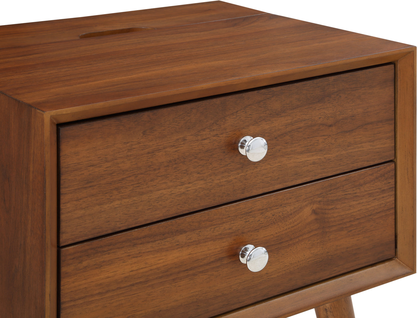 oliver walnut night stand walnut