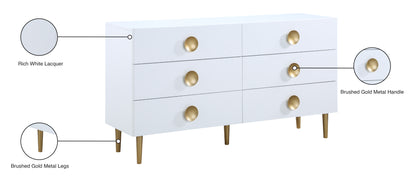 Pop White Dresser D