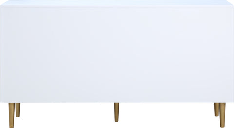 Darcy White Wood Veneer Dresser, 1 Piece