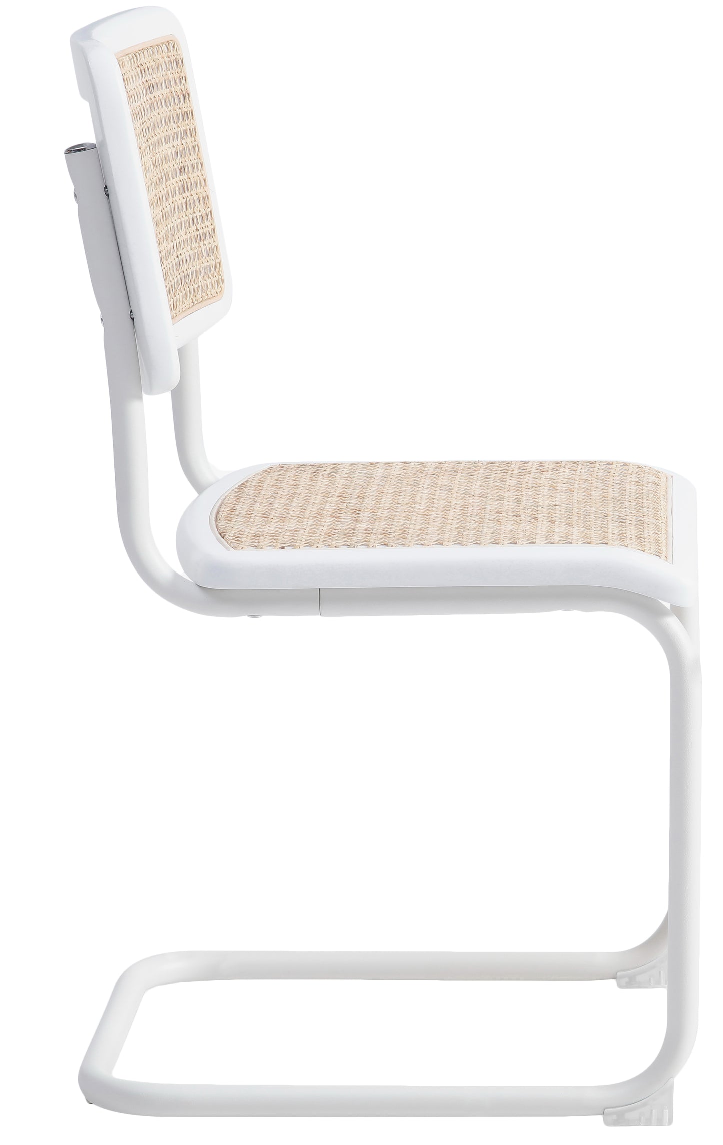 silverton white powder coating dining chair c