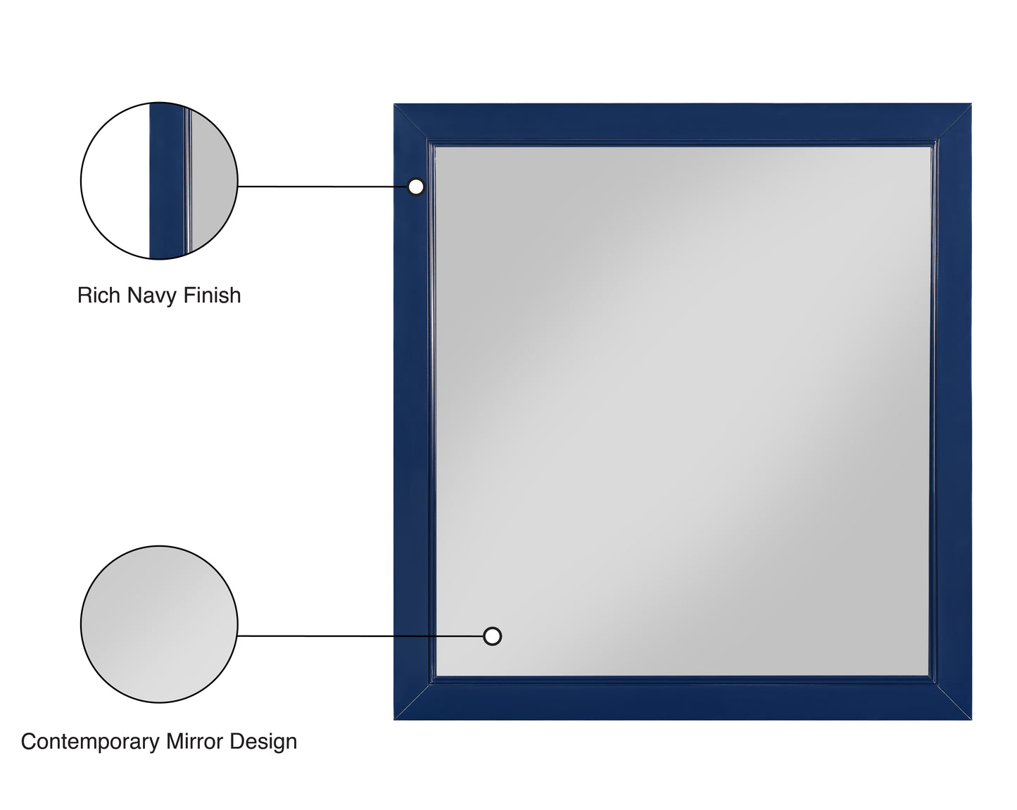 sherwood navy mirror m