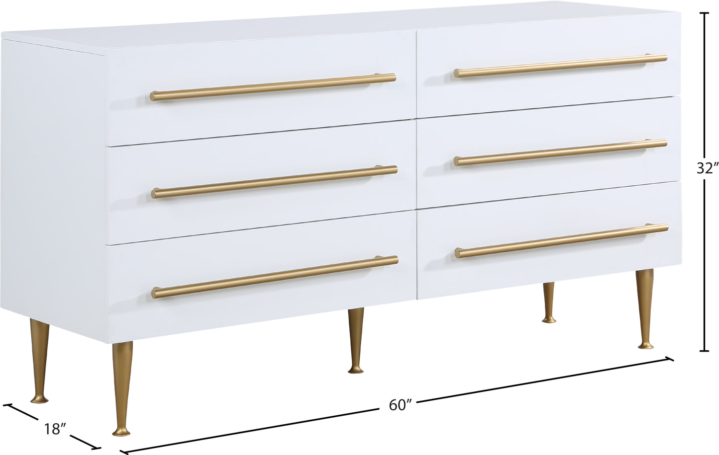 sherwood white dresser d