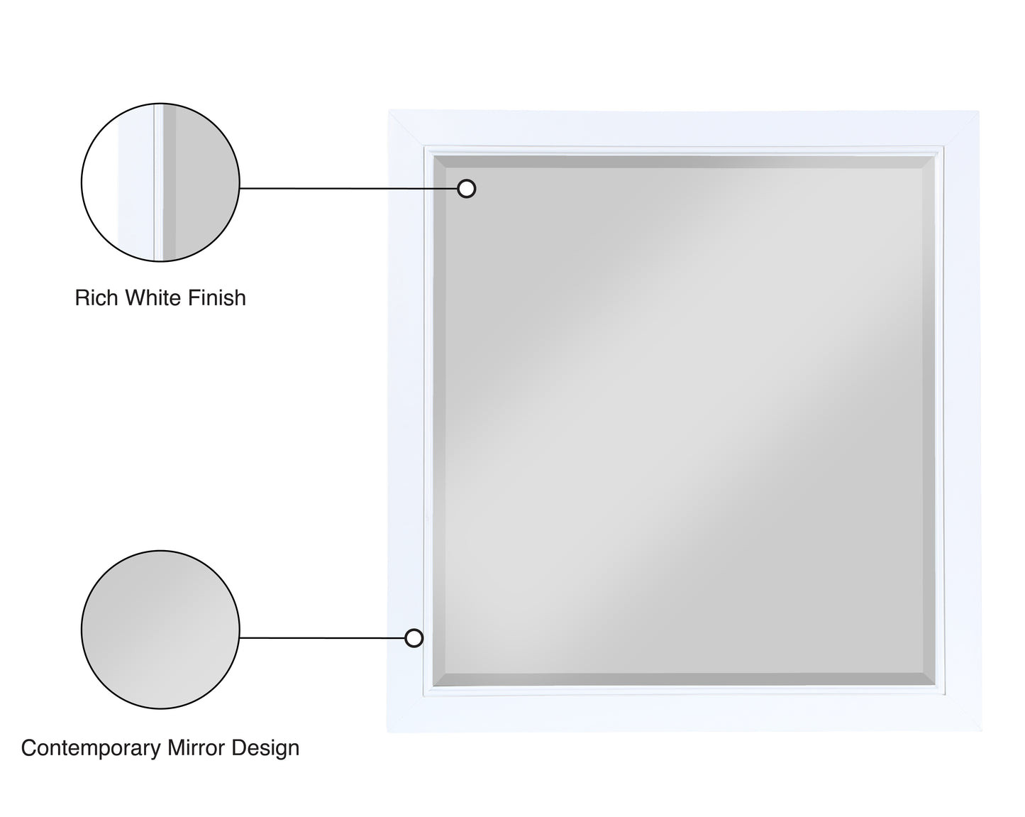 sherwood white mirror m