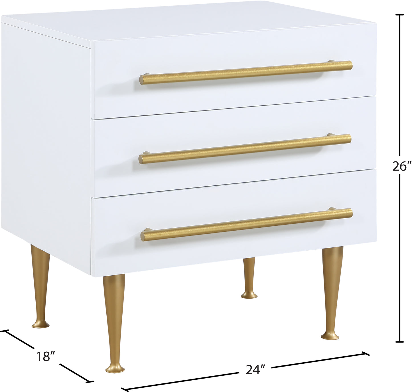 sherwood white night stand ns