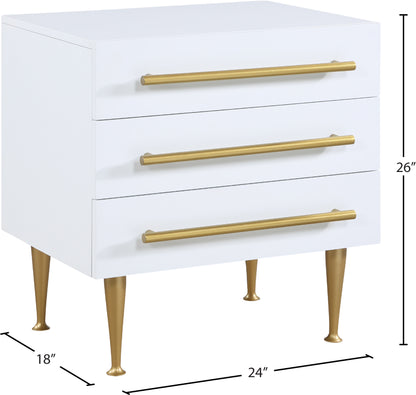 Sherwood White Night Stand NS