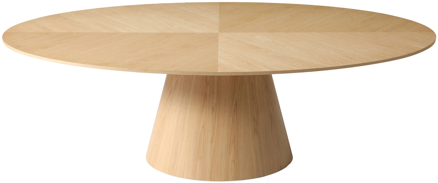 golda natural white oak dining table t