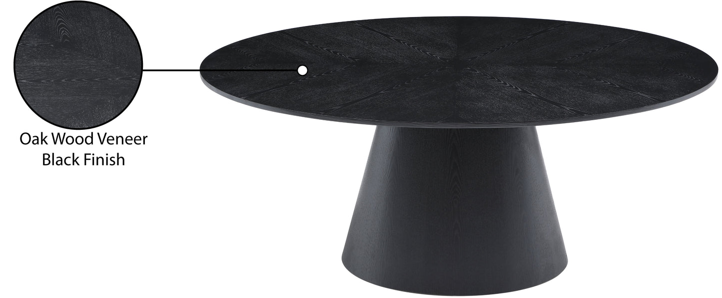 golda black dining table t