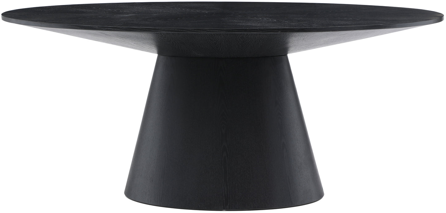 belinda black dining table