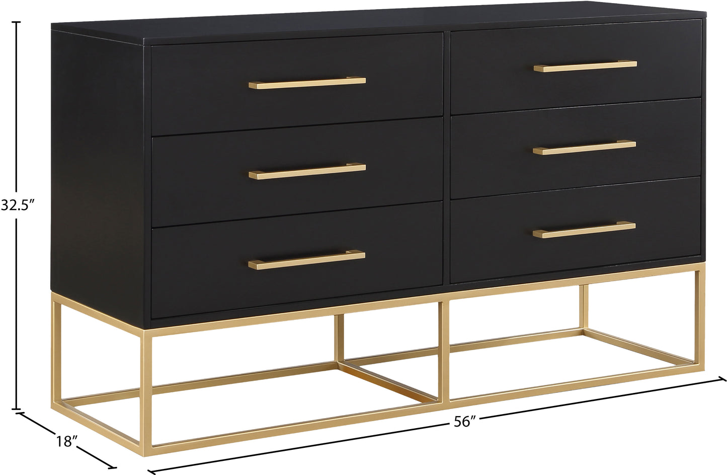 beckwith black dresser d