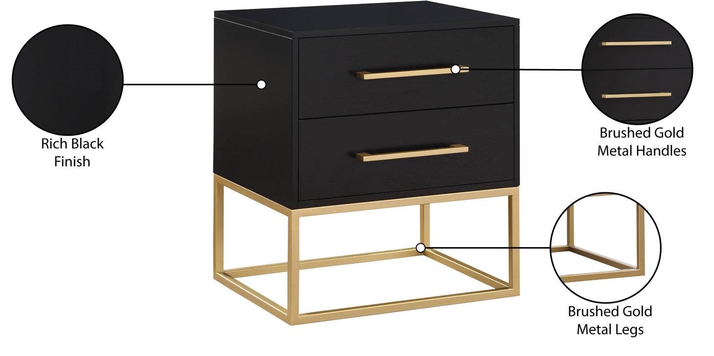 beckwith black night stand ns