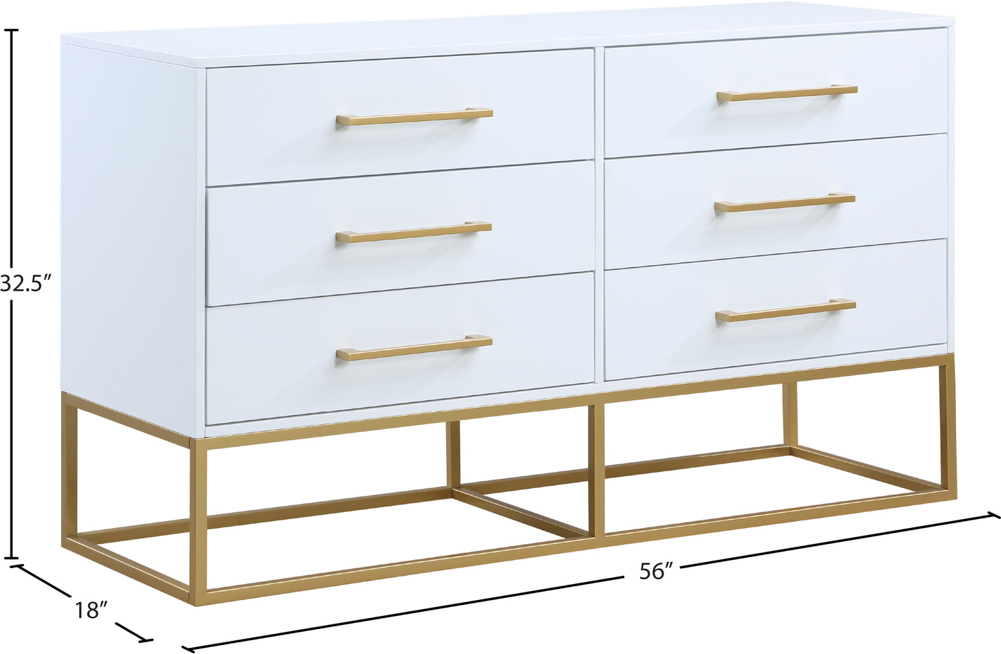 beckwith white dresser d