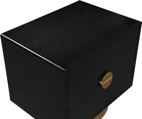 Anastasia Black Night Stand / Side Table NS