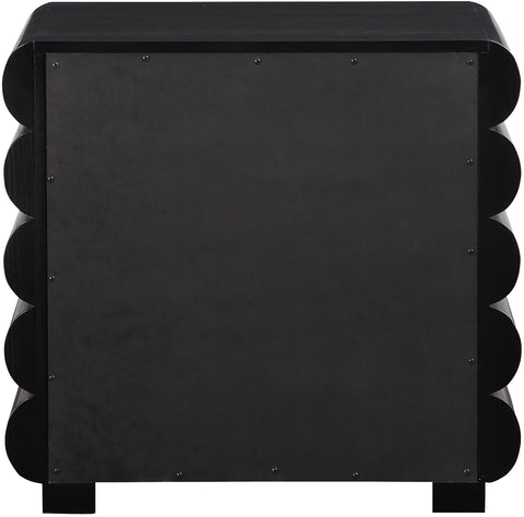 Larchwood Black Night Stand / Side Table NS