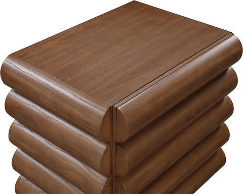 Larchwood Walnut Night Stand / Side Table NS