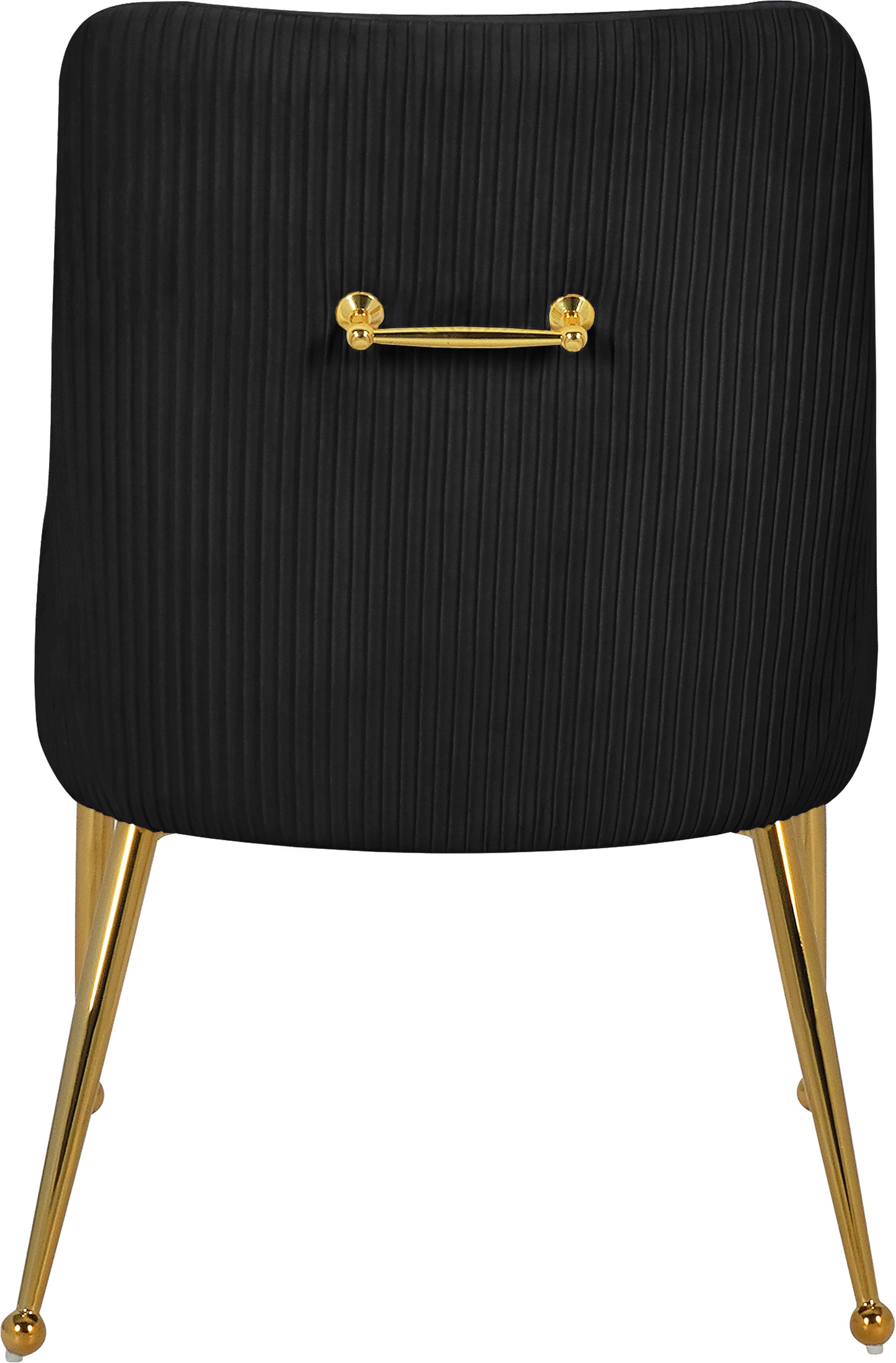 jace black velvet dining chair