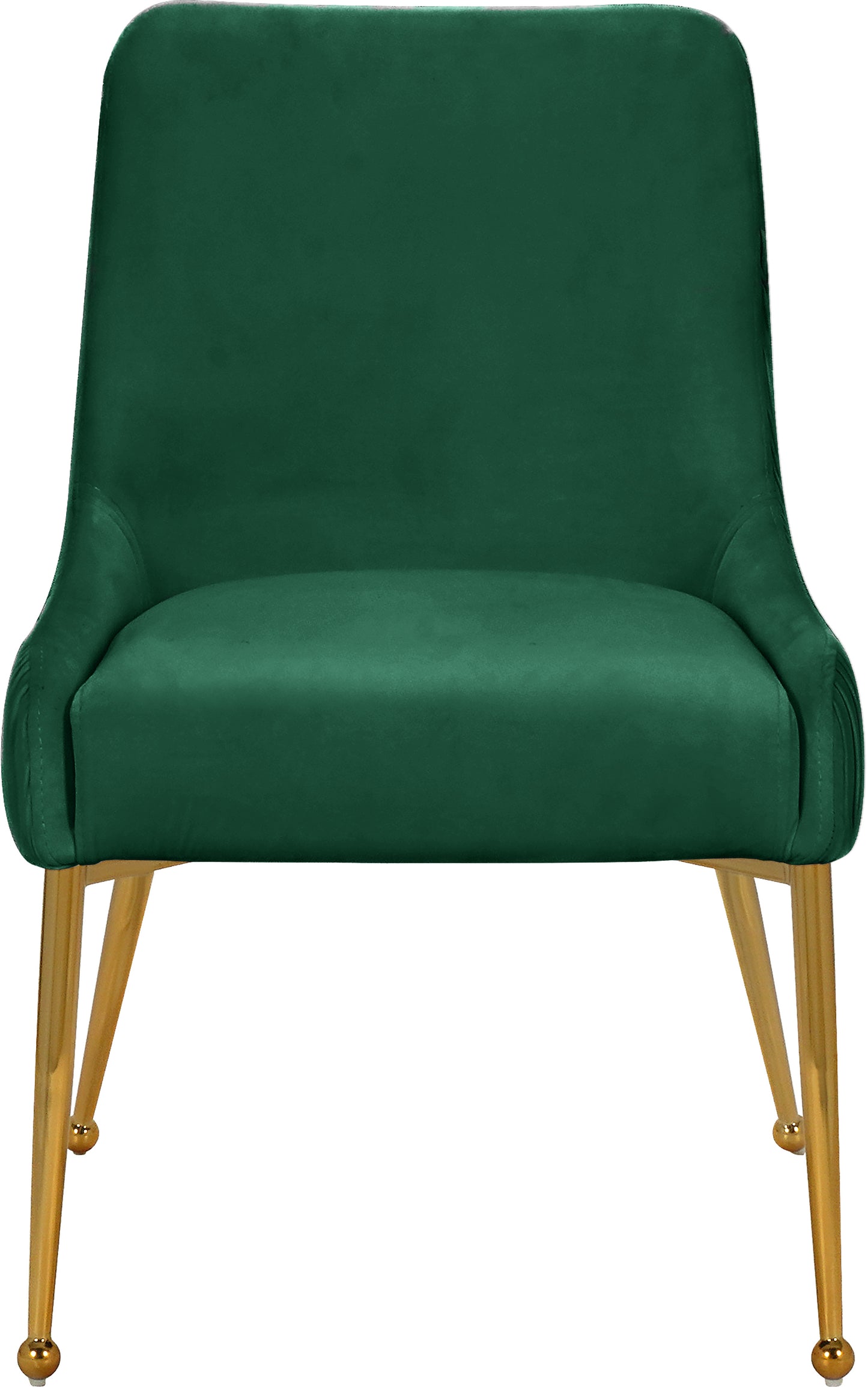 jive green velvet dining chair green