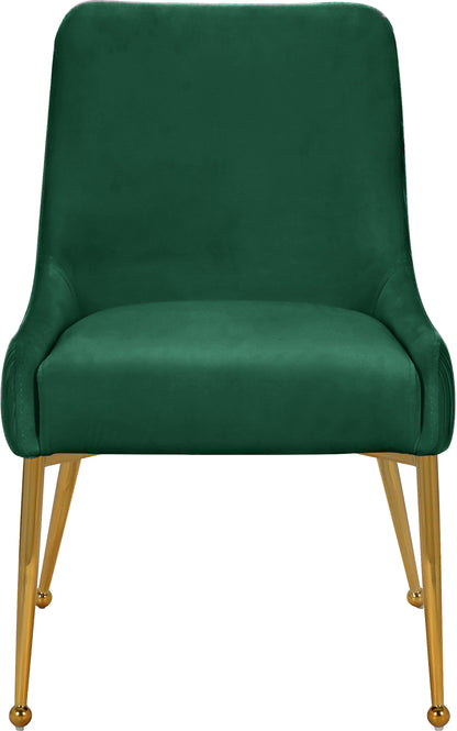 Jive Green Velvet Dining Chair Green