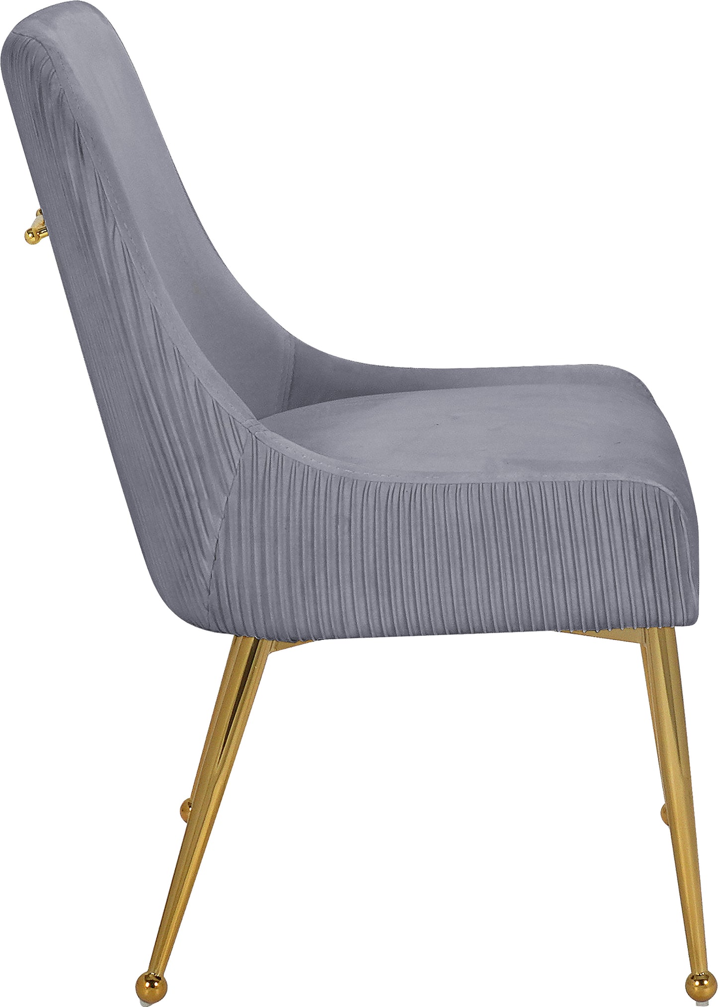 jace grey velvet dining chair