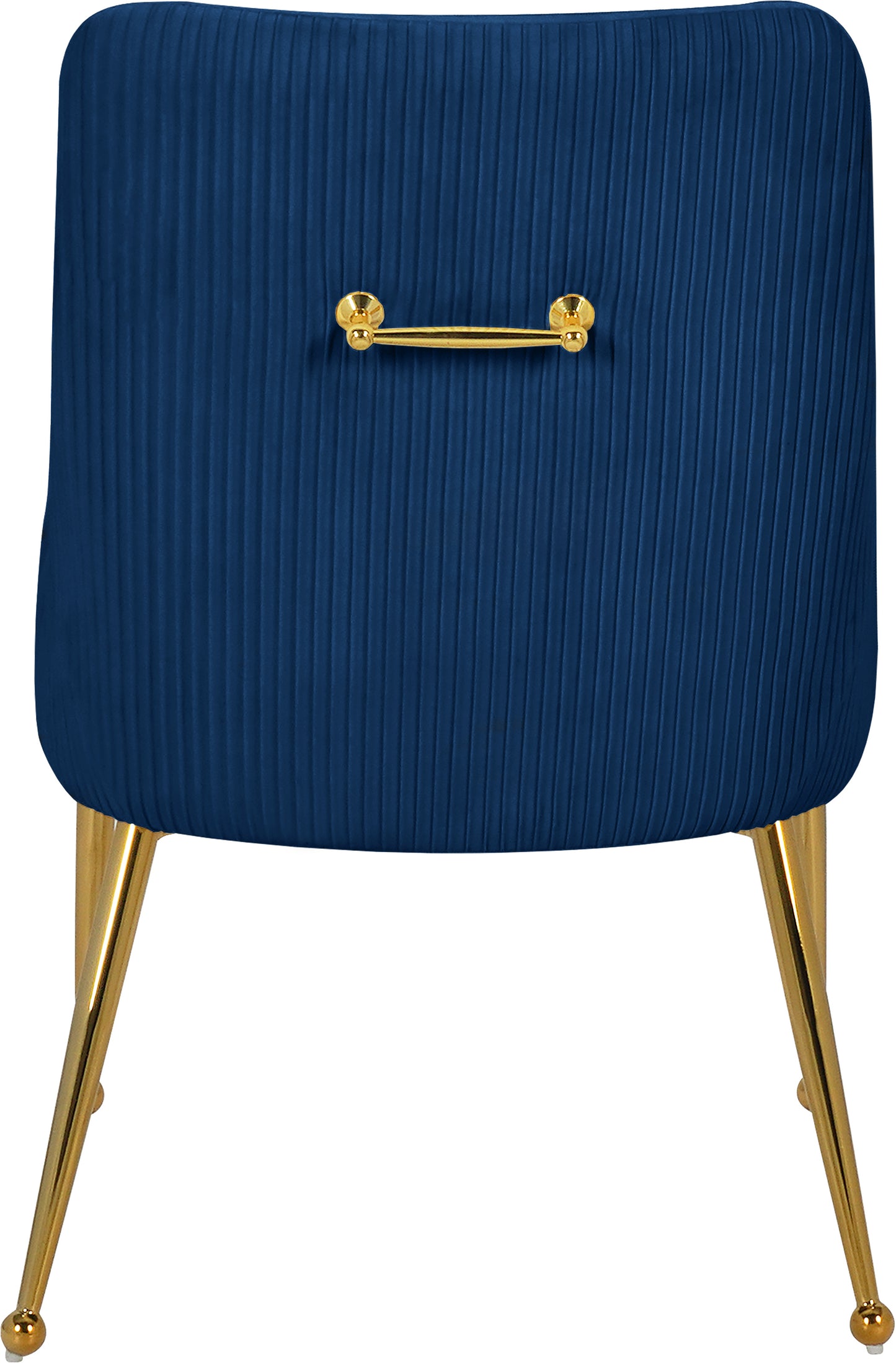 jace navy velvet dining chair