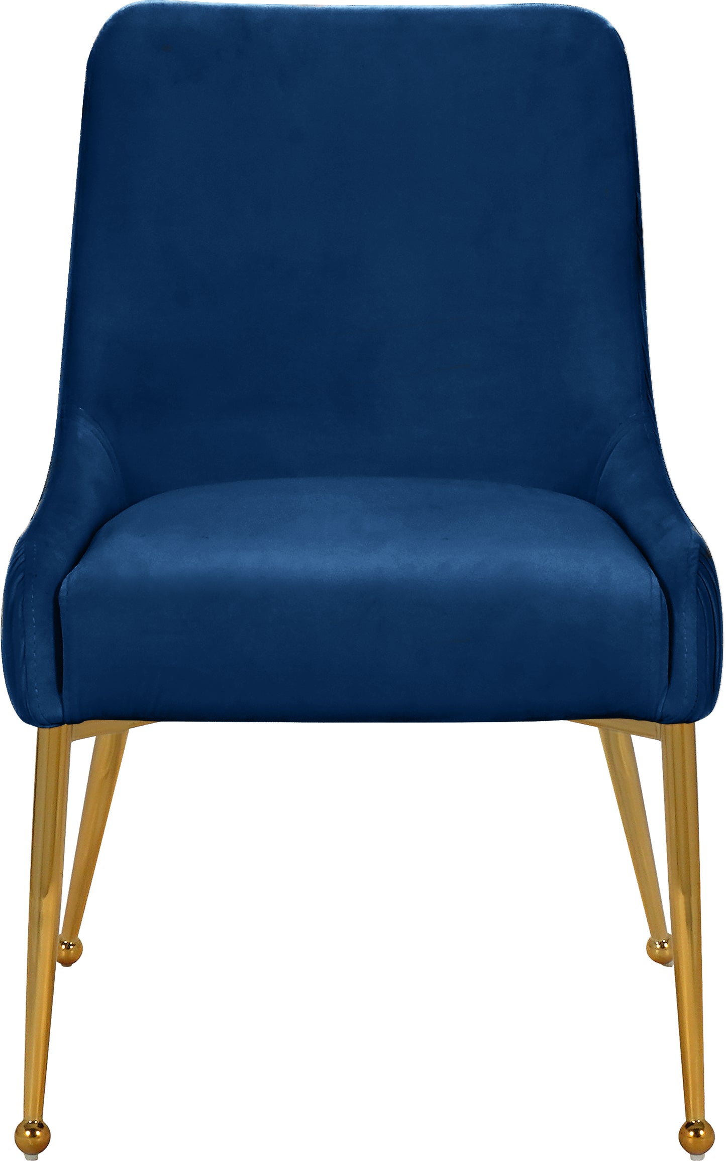 jive navy velvet dining chair navy