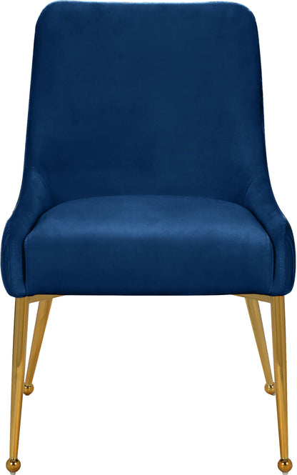 Jive Navy Velvet Dining Chair Navy