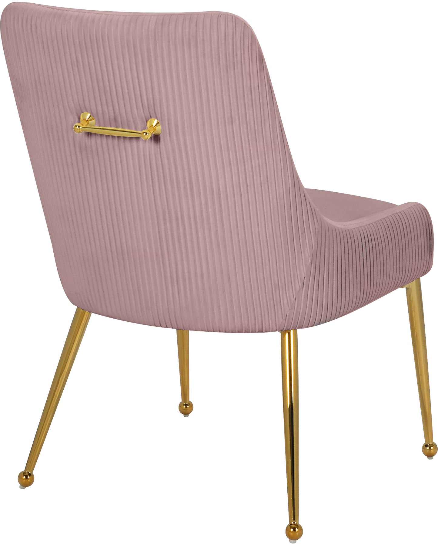 jive pink velvet dining chair pink