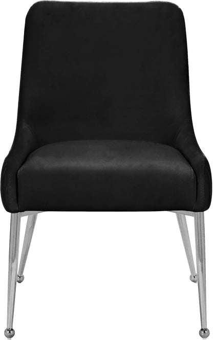 Jive Black Velvet Dining Chair Black