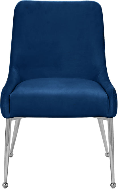 Jive Navy Velvet Dining Chair Navy