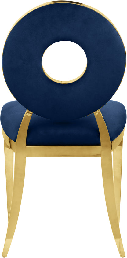 Waldorf Navy Velvet Dining Chair