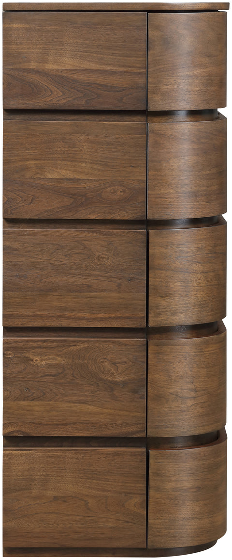 Tessa Brown Solid Wood Chest, 1 Piece