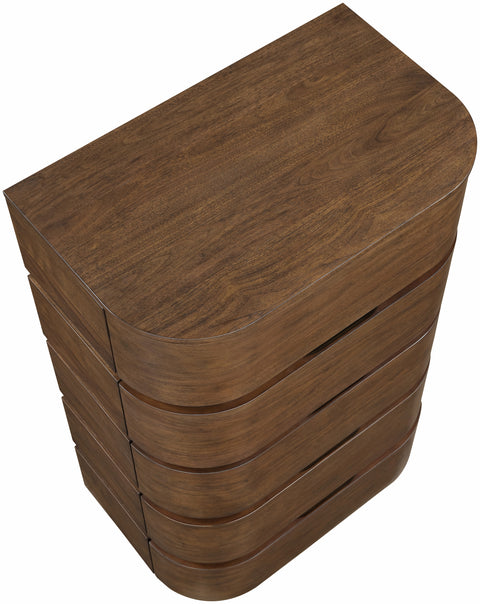 Tessa Brown Solid Wood Chest, 1 Piece