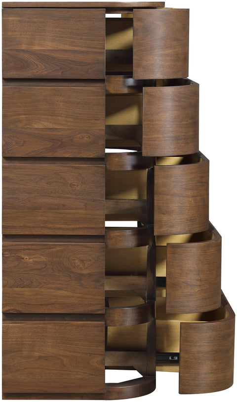 Tessa Brown Solid Wood Chest, 1 Piece