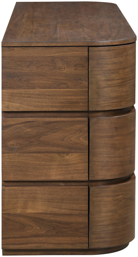 Tessa Brown Solid Wood Dresser, 1 Piece