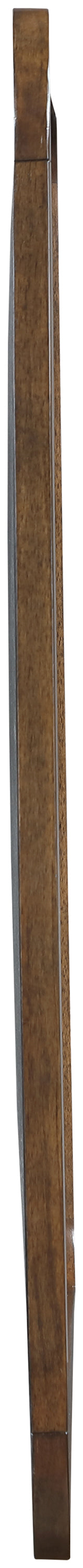 Tessa 42" Brown Wood Veneer Frame Mirror, 1 Piece